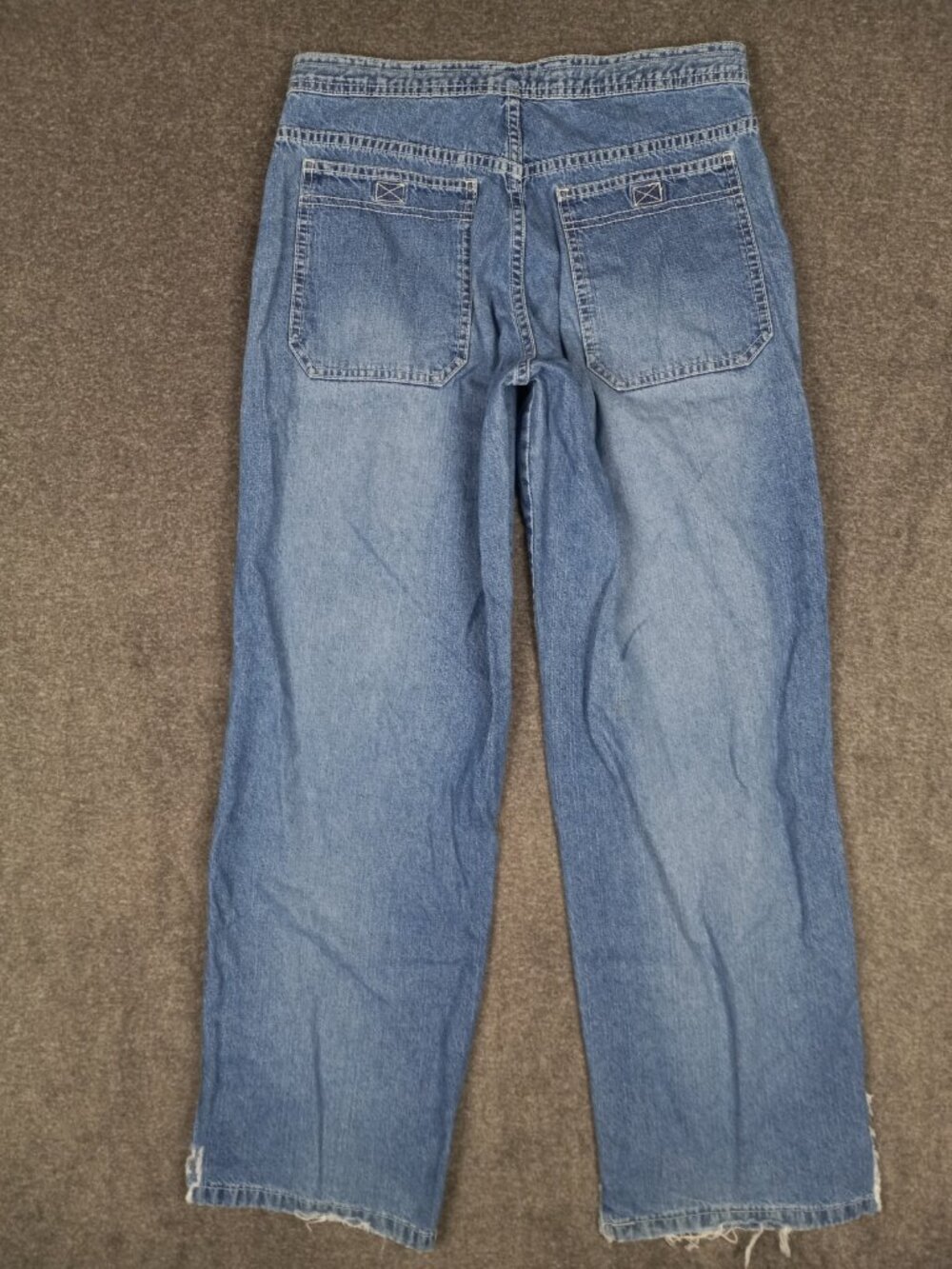 American Eagle AE Supply Jeans Womens Size 8 (31x31) Wide Leg VTG Y2K - Picture 15 of 16
